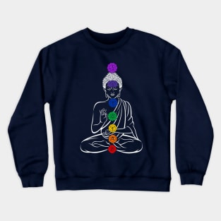 Buddha 7 Chakras Meditation Crewneck Sweatshirt